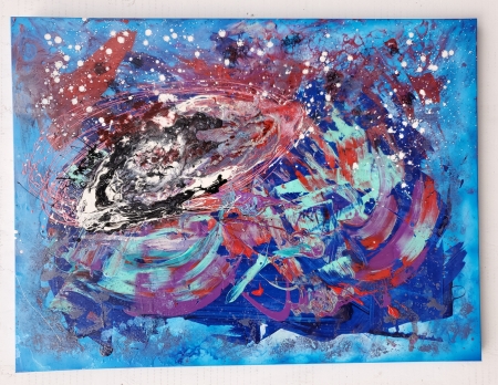 wet galaxy by artist Jason Steinberg